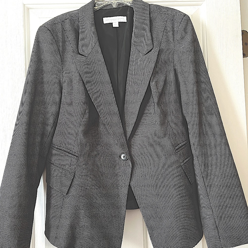 New York and Company, black and white jacket